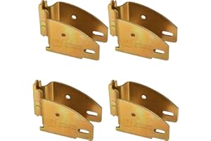 DC CARGO MALL DC Cargo E-Track Wood Beam End Socket Shelf Brackets for Custom Storage - Pack of 4 - E track Accessories for Enclosed Trailers -Ideal for 2x4 & 2x6 in Trucks, Trailers, Vans, RVs - Etrack Accessories