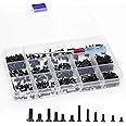 JCZD 600pcs M2 M2.5 M3 Laptop Screws, Laptop Notebook Computer Screws Set Kit for IBM HP Dell Samsung Sony Toshiba Gateway Acer Lenovo (12 Sizes)