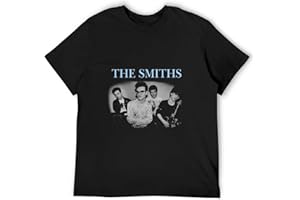 FINIRE The Smiths Vintage Mens T-Shirt The Smiths Music Band Black Shirt Black