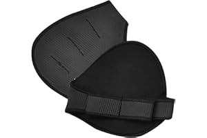 PTJJXA 2 szt. podkładek do podnoszenia ciężarów, 12 x 11 cm, 4 podkładki na palce, na siłownię, neoprenowe, antypoślizgowe rękawice do podciągania dla kobiet, mężczyzn, podwójne szwy, bardzo szeroki rękaw na