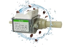 Lichtblau Ulka EP5GW 48W 230V I Bomba de repuesto ignífuga apta para Philips Saeco 996530007753 12000140, DeLonghi 5113211311, Miele 5035151 & Krups MS-622743 I Bomba de agua automática