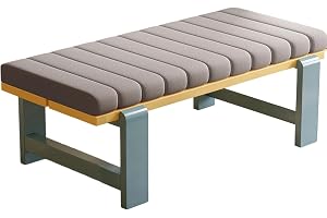Inomhus-/utomhusbänkdyna med dragkedja – 120cm/150cm/100cm/90cm x 40cm/35cm – halkfri sittdyna för burspråk, trädgårdsuteplat