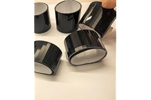 MEYA Black Self-Adhesive Glass Mirror Mosaic,2400Pcs 5x5mm Mirror Tiles for DIY Disco Ball, Cowboy Hat, Vase, Bottle, Interior Decoration