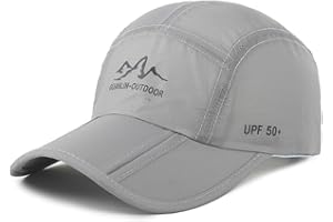 Estwell Czapka bejsbolowa, męska, damska, składana, regulowana, do użytku na zewnątrz, do uprawiania sportu i podróży