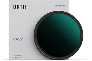 Urth ND1000-filter (10 Stopp) 82 mm (Plus) | 20-skikts nanobeläggning, HD optiskt glas, ND-filter för kameraobjektiv