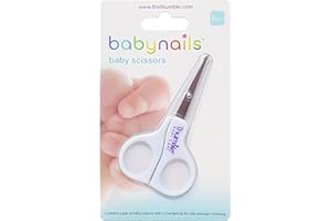 THUMBLE Baby Nails® Baby Scissors White