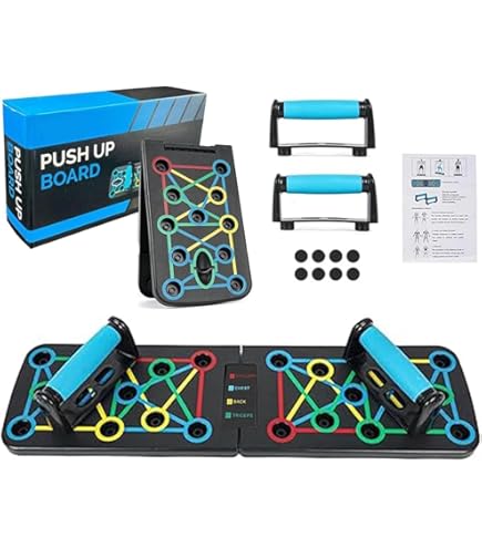 24-in-1 Liegestützbrett - Multifunktionales Home Gym Für Oberkörpertraining