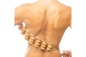Tuuli Accessories Rullo Massaggiatore per Schiena Massaggio Legno 120 cm (40 x 7 cm Superficie di Rotolamento)