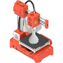 Zunate Mini Stampante 3D, Silenziosa, Tecnologia Di Estrusione Aggiornata, Volume Di Stampa 4x4x4 Pollici, Facile Da Usare, Montaggio Rapido, Riscaldamento Rapido, Tecnologia Di (Spina - 6