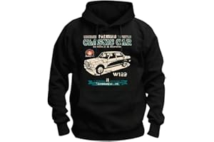 TSHIRT-PEOPLE TSP Oldtimer Typ W123 Youngtimer Benz Kapuzen-Sweatshirt Herren