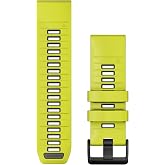 Garmin QuickFit, 20 mm Siyah/&Ccedil;akıl Grisi Silikon Bant