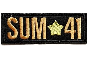 HOTRODSPIRIT Patch sum41 Rectangular 10x3.5 cm Badge Alternative Rock Band