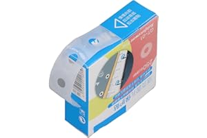 Annjom Paper Hole Reinforcements, PVC Waterproof Hole Punch Reinforcers Stickers for Home(transparent)