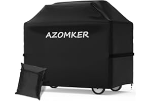 AZOMKER Grillabdeckung Wetterfest, Grillabdeckung, Abdeckung Grill, Abdeckhaube Gasgrill, Grillhaube (145 * 61 * 117 cm/ 57 * 24 * 46 in)