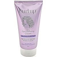 Curl Up Curl Defining Cream - All In One Leave In Curl Cream Moisturizes, Enhances Natural Curl Definition & Provides Medium Hold to Dry Frizzy , Wavy & Curly Hair