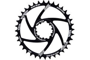 YBEKI Corona MTB GXP/XX1/X01 | 7075-T6 Lega Aeronautica | Design Dente Aquila Anticaduta | 30T-38T Doppio Offset 3mm/6mm | Peso 60-80g | Anodizzato HV800 | Guarnitura Diretta ﻿