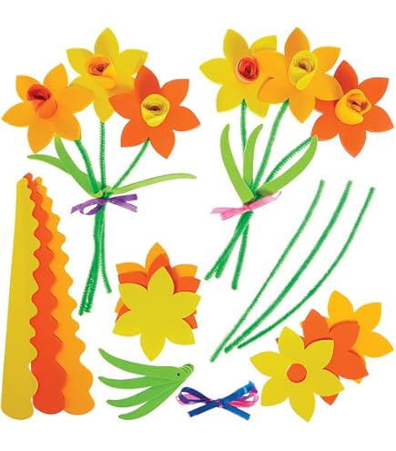 Baker Ross FN403 Cartes à câliner Maman et Bébé - Lot de 5, bricolage pour la fête des mères pour les enfants