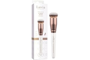 LUVIA COSMETICS Pędzel do makijażu Luvia, Blurring Buffer, pędzel do makijażu oczu, wegański pędzel kosmetyczny, pędzel do podkładu zapewniający łatwe i równomierne blendowanie
