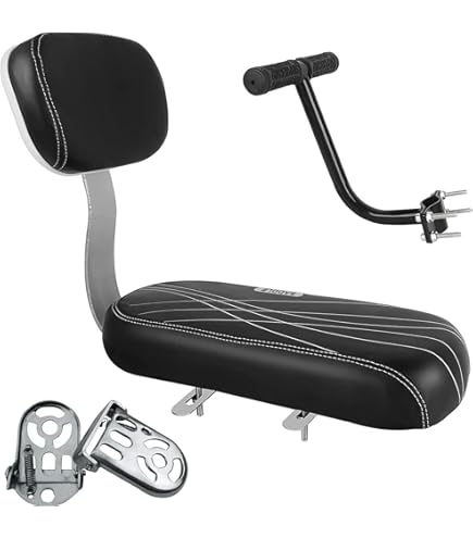 Cintura Di Sicurezza KINRADE Per Bambini Su Bicicletta - Regolabile 1m, Per Sedile Posteriore, 6 Colori