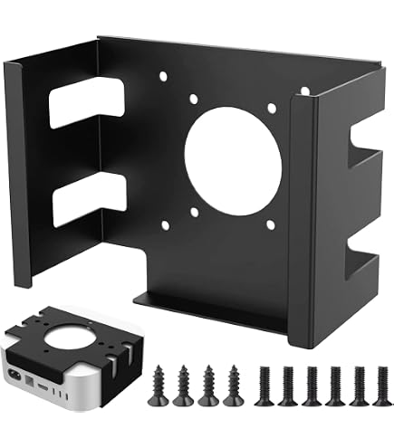 Aluminium Léger Antivol Support VESA Fasgear Pour Mac Mini M4/Pro 2024 - Montage Sous Bureau/Mural/Derrière Écran - Aluminium Avec Antivol M4 Pro 2024 Aluminium Léger Antivol Support VESA Fasgear Pour Mac Mini M4/Pro 2024 - Montage Sous Bureau/Mural/Derrière Écran - Aluminium Avec Antivol M4 Pro 2024