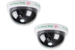 SKYTE® Set of 2 Naughty Little Xmas Elf Dummy Surveillance Camera with Flashing Light Hanging decoration