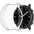Prolet Screen Protector Case Compatible with Amazfit GTR 2 & Amazfit GTR 2e TPU Slim Bumper Case Cover Smartwatch Accessories(Device Not Included)(Transparent)