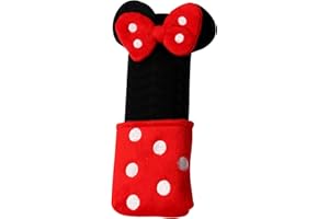 Mousyee Copri Cintura di Sicurezza Auto Bambini, Spallina per Cintura di Sicurezza per Auto Stile Adorabile per Adulti e Bambini Adatto per Borsa a Tracolla per Zaino con Cintura di Sicurezza (Minnie)