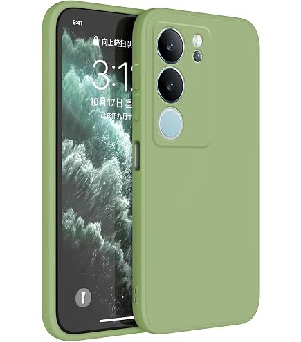 Topme Handyhülle Für Vivo V21 5G (6,44 Zoll) – TPU Silikonhülle In Schwarz, Mit Erhöhtem Rand Für Display-Schutz