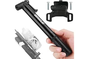 Wenbones Mini Bomba de Aire Bicicleta portatil, Bomba de Aire de Aluminio, Bomba de Aire Bicicleta para Presta y Schrader, Bomba Bicicletas para Bicicletas de Carretera y de montaña de Balones MTB
