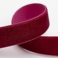 Velvet Ribbon 25mm x 10M - Burgundy