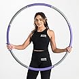 Core Balance Weighted Hula Hoop For Adult Fitness Foam Padded Size Adjustable 1kg (Smooth or Wavy)