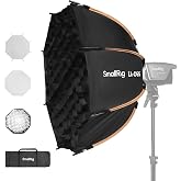 SMALLRIG Softbox Octogonal LA-O65 65cm/25,6", Quick Release - 4874 | Bowens Mount, with Bag, Compatible with COB Bowens Mount