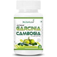 HerbalLeaf Extreme Garcinia Cambogia with HCA and Green Tea Extract, Extreme Fat Burner and Natural Weight Controller…