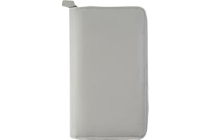 Filofax Saffiano Personal Compact - Organizer con cerniera, colore: Grigio