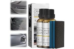 GMTEO Nettoyant Plastique Voiture Interieur, 2024 Nouveau Modèle Revêtement Cristal Pour Pièces en Plastique Polish en Spray Clean Auto, Produit Nettoyage Voiture (2 pcs)
