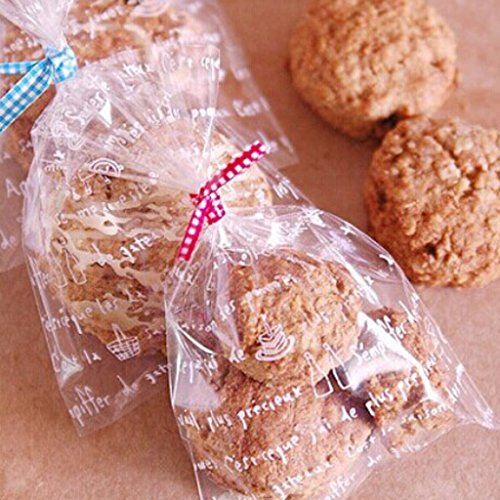 Ca. 500 Stk. Twist Band für Violoncello Hochzeit Partei Candy Tasche oder Allgemeine Verwendung (Rosa) - 4