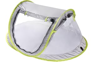 COURTI Bébé Tente De Plage Pliante Portable Moustiquaire Anti-UV Lit De Voyage Piscine pour Bébé 0-2 Ans