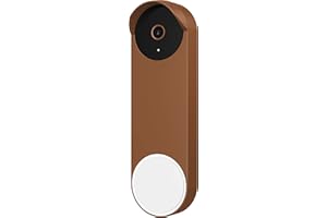 Baaletc Funda de Silicona para Timbre de Google Nest 2021 (batería), Protector Funda Carcasa de Silicona para Google Nest,Funda de Silicona para protección contra la Lluvia