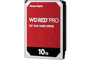 WESTERN DIGITAL WD Red Pro 10TB per NAS Hard Disk interno da 3.5”, 7200 RPM Class, SATA 6 GB/s, CMR, Cache da 256 MB, Garanzia 5 anni
