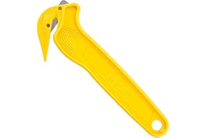 Pacific Handy Cutters DFC-364 Yellow Disposable Film Cutters and Tape Splitters - Set of 10 Hand Cutters by