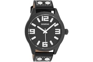 Oozoo Timepieces Damen Uhr - Armbanduhr Damen mit Lederarmband | Hochwertige Uhr für Frauen - Edle Analog Damenuhr in rund