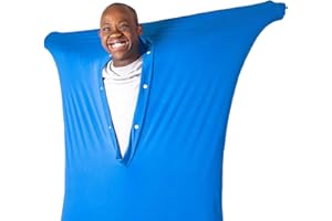 ZYUBOESO Compression Sock with Snug Sensory Sack Body Sock Calming Therapy Blanket Stress Relief Anxiety Autism ADHD ADD Tactile Items for Therapeutic Play (Color : Sky blue, Size : XL/X-Large)