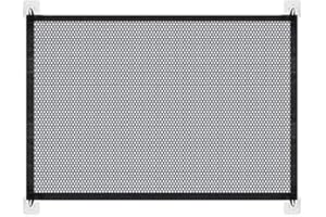 AIGEND Magic Pet recinzioni, Barriera di Sicurezza per Animali Domestici, Portatile Pieghevole Dog Magic Gate, per Porte della Cucina, Scale, Balconi, Dimensioni 110 x 72 cm