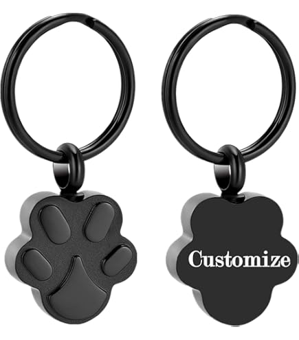 Ciondolo Urna Per Ceneri Animali - Zampa Di Animale Commemorativo - Foto 12