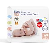 Baby Me Super Thin Bottom Replacement Cover 60x90 cm 40 Pieces