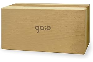 GAIO | Bloque Yoga Madera | Pilates Estiramientos | Taco Yoga | Fabricación España