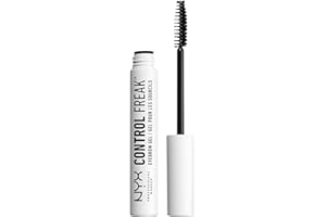 NYX Professional Makeup Gel à Sourcils Control Freak, Mascara avec Gel Fixant Transparent, Sourcils Apprivoisés & Définis, Non Collant & Sans Résidus, 10 ml