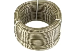 Connex multipurpose wire rope, plastic coated, 30m x 3mm