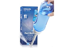 DASGUTES Peri Bottle Po Dusche Bidet - Podusche 500Ml Popodusche Mit 2 Düsen Vaginaldusche Mit Taste Bidetlity Intimdusche Dusche Frau Toilette Intim Dusche Blau Tragbares (blau)