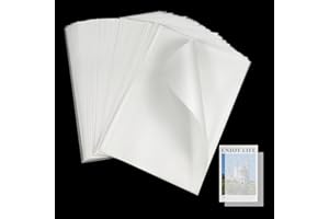 Suofuolef 100 Blatt Transparentpapier 70g/qm, A4 210 X 297 mm Pauspapier zum Bedrucken für Architektenpapier, Bastelpapier, Pausieren, Verpacken, Zeichnen